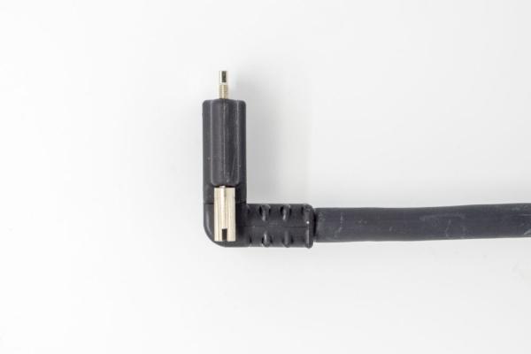USB 3.0 Micro-B, gewinkelte Umspritzung, verschraubbar